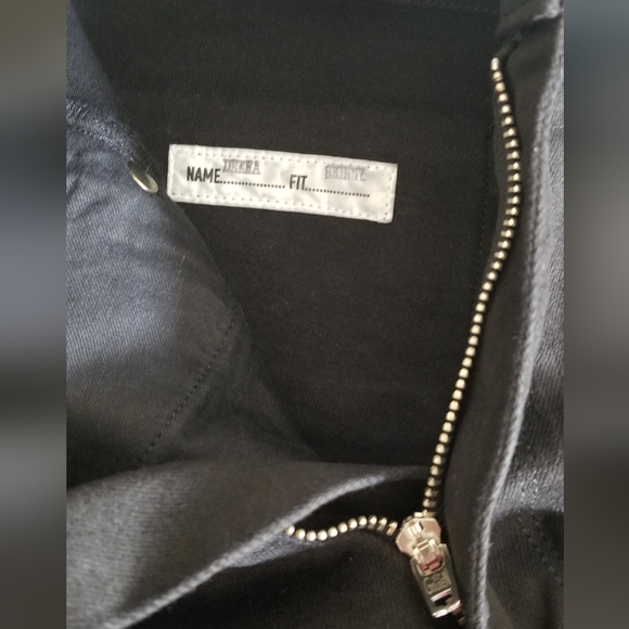 Golden Goose Skinny High Rise Jeans Size 28 Black - Picture 7 of 10